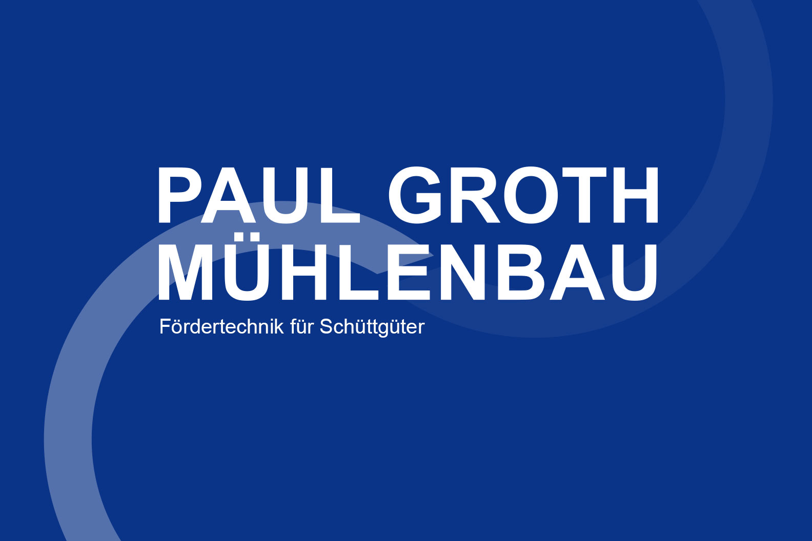 PAUL GROTH Mühlenbau – Redesign