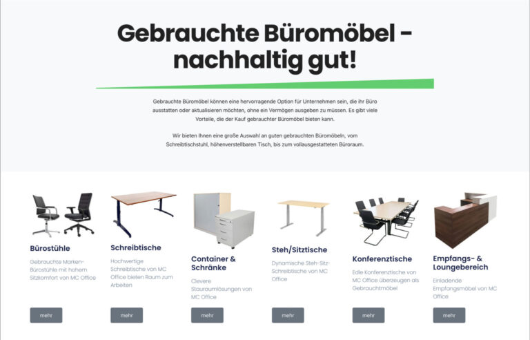 Screenshot von MC Office